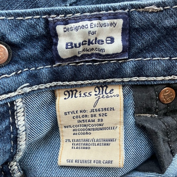 Miss Me Easy Boot Embellished Bling Jeans Designed for Buckle - Picture 5 of 9